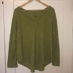 American Eagle Waffle Knit Soft & Sexy Long-Sleeve